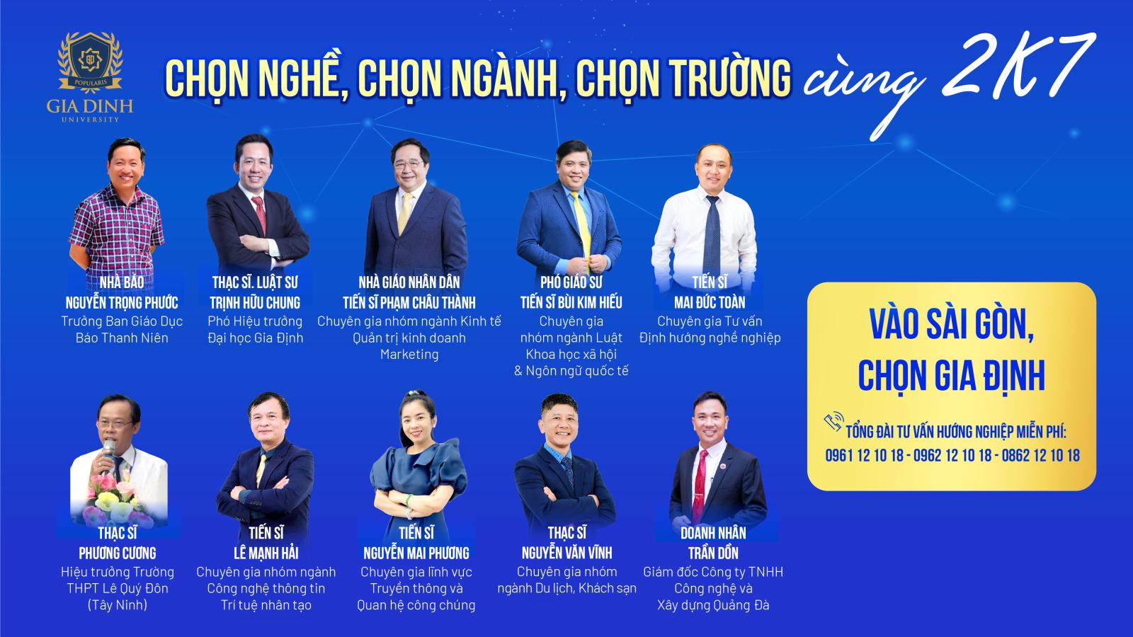 Đại học Gia Định đồng hành cùng hành trình sự nghiệp