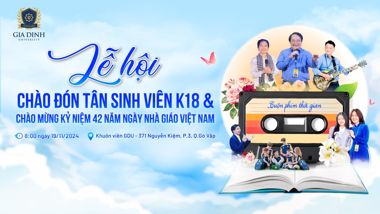 Khuôn viên Đại học Gia Định chào đón tân sinh viên