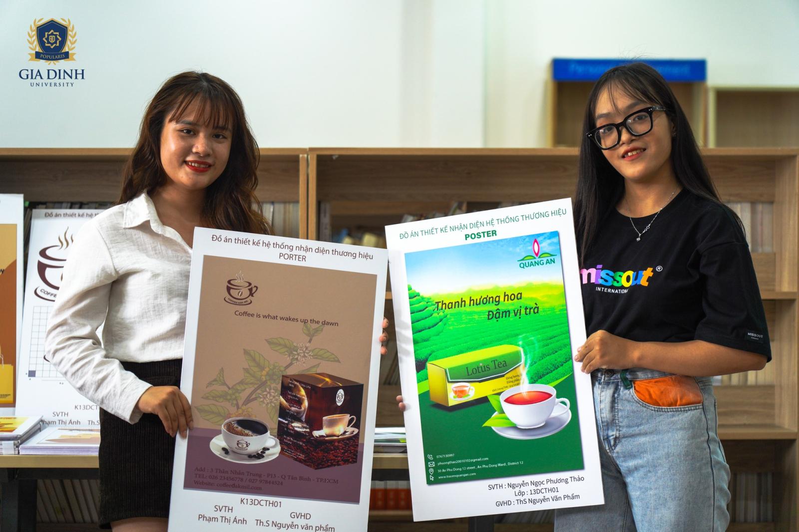 Sinh viên Đại học Gia Định học thiết kế đồ họa