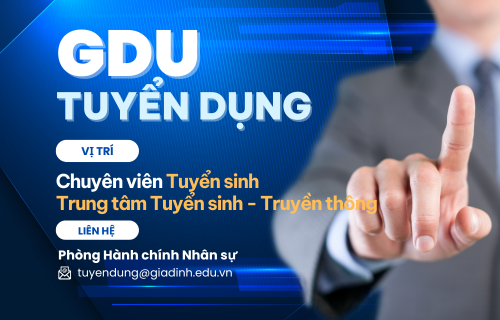 Tư vấn trực tiếp tại văn phòng tuyển sinh GDU với chuyên viên